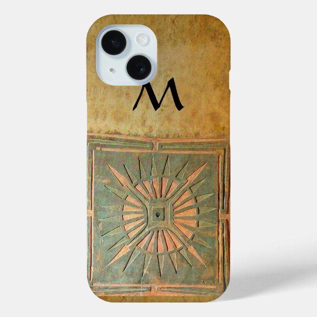 MORGENSTAR, gelb, braun, schwarz Case-Mate iPhone Hülle (Rückseite)