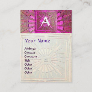 MORGENSTAR , MONOGRAMM VISITENKARTE