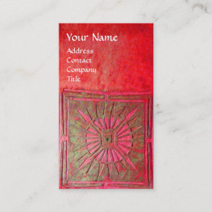 MORGENSTAR , MONOGRAMM VISITENKARTE