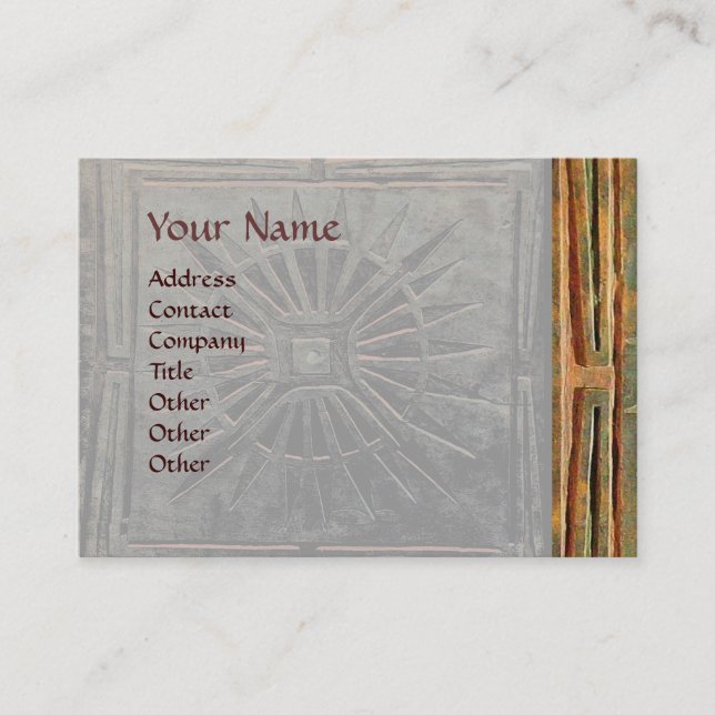 MORGENSTAR , MONOGRAMM VISITENKARTE (Vorderseite)