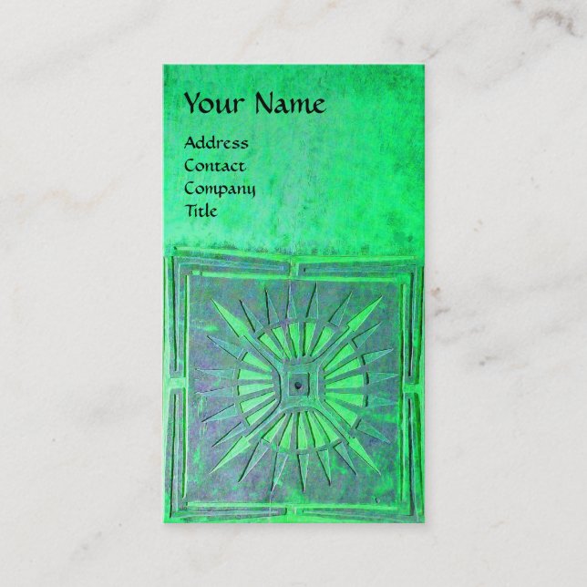 MORGENSTAR , MONOGRAMM VISITENKARTE (Vorderseite)