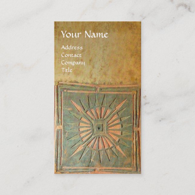 MORGENSTAR , MONOGRAMM VISITENKARTE (Vorderseite)