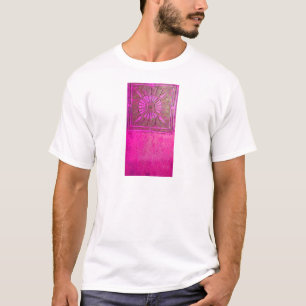 MORGENSTAR Rosa, Fuchsienschwarz, Monogramm T-Shirt
