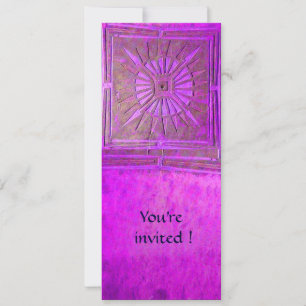 MORGENSTERN, hell violett rosa Einladung