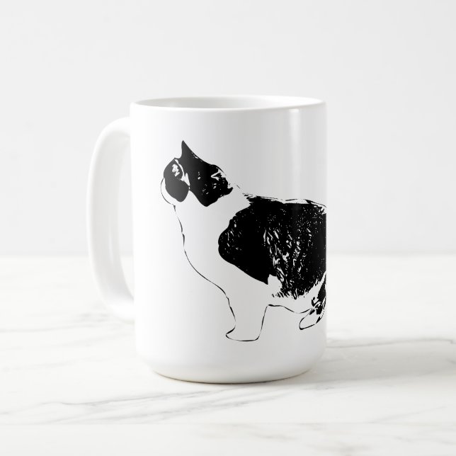 Morgenumriss, sanfte Wache Kaffeetasse (Vorderseite Links)