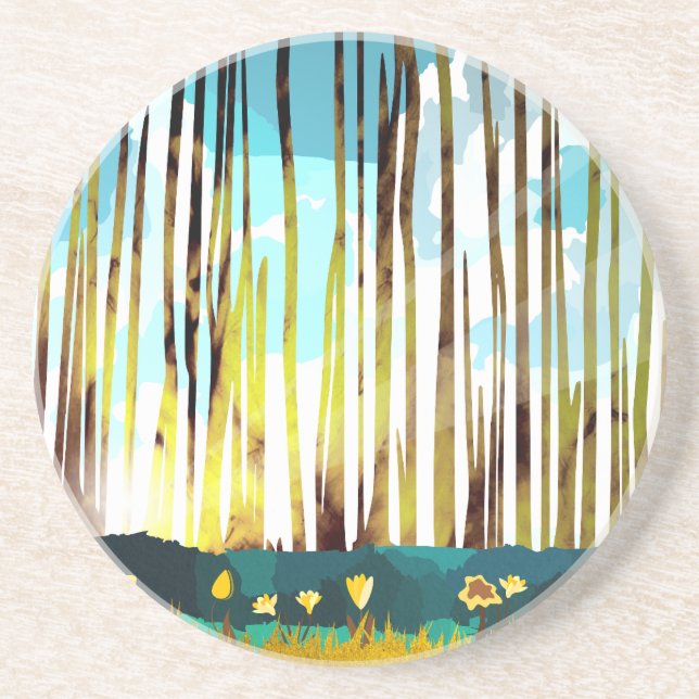 Morgenwald Getränkeuntersetzer (Vorne)