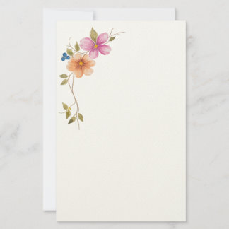 Morgenwiese in Blüte Briefpapier