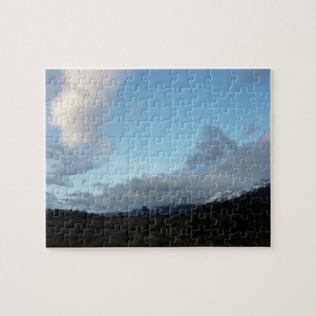 Morgenwolken im Grand Teton Nationalpark Puzzle (Horizontal)