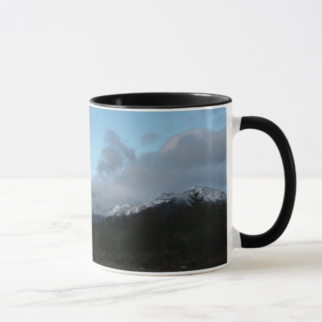Morgenwolken im Grand Teton Nationalpark Tasse (Rechts)