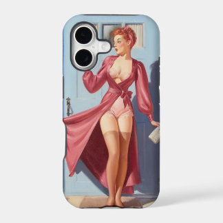 Morgenzeitung Pin-Up Mädchen
