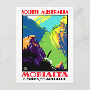 Morialta, 12 km von Adelaide, Südaustralien Postkarte