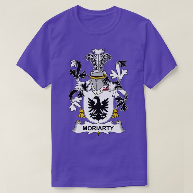 Moriarty Coat of Arms Familienwappen T-Shirt (Design vorne)