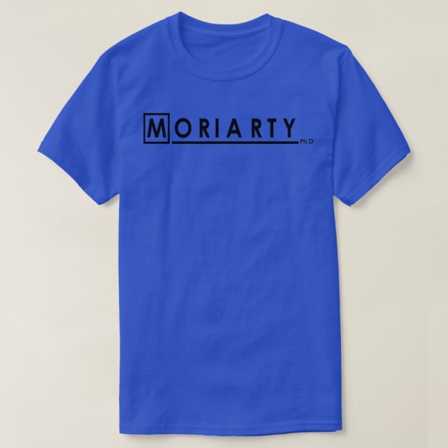 Moriarty PhD Black 2 T-Shirt (Design vorne)