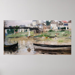 Morisot - Boote auf der Seine 1880 Poster