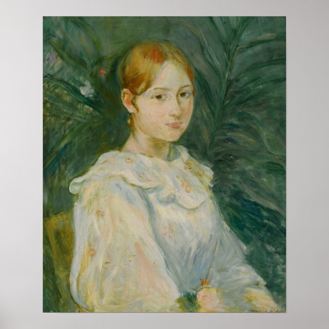 Morisot - Büste von Alice Gamby 1890 Poster (Vorne)