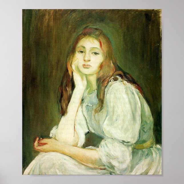 morisot_julie_daydreaming_1894 poster (Vorne)