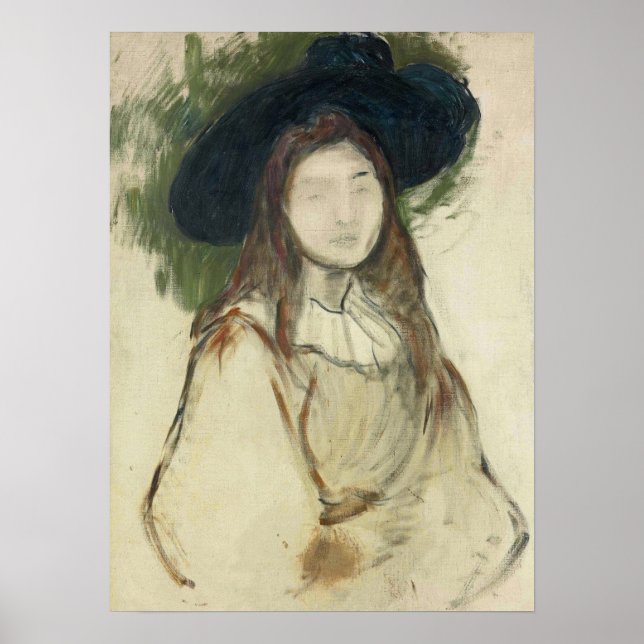Morisot - Julie Manet mit Freiheitshut Poster (Vorne)