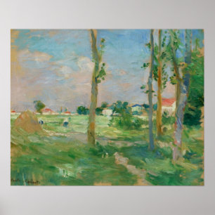 Morisot - Landschaft von La Creuse 1882 Poster