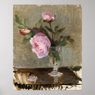 Morisot - Peonies 1869 Poster