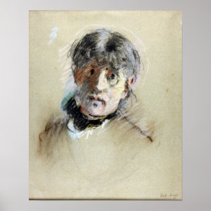 Morisot - Selbstportrait 1885 Poster