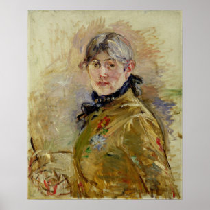 Morisot - Selbstporträt Poster