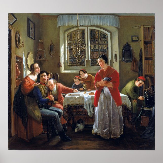 Moritz Daniel Oppenheim Poster (Vorne)