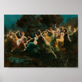 Moritz Stifter Nymphen Poster