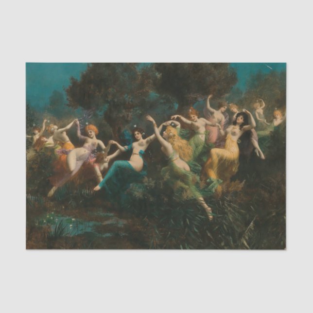 Moritz Stifter Nymphen Seidenpapier (Vorderseite)