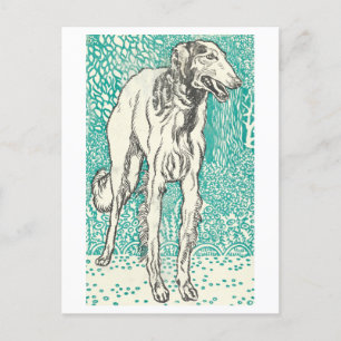 Moriz Jung Greyhound-Druck Postkarte