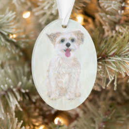 Morkie Acrylic Ornament