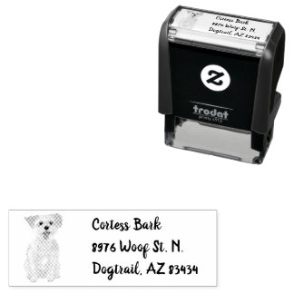 Morkie Dog Ink Briefmarke Permastempel