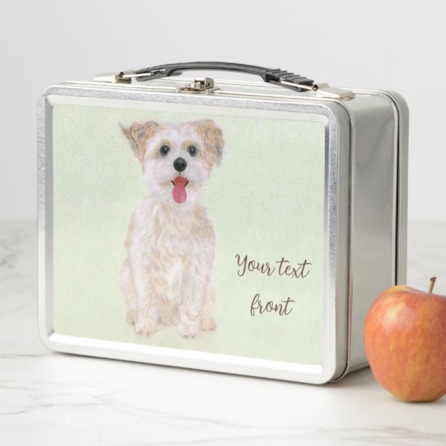 Morkie Dog Metal Lunch Box (Beispiel)