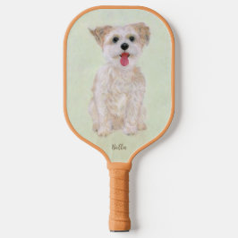 Morkie Dog Pickleball Schläger