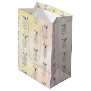 Morkie Gift Bag Mittlere Geschenktüte