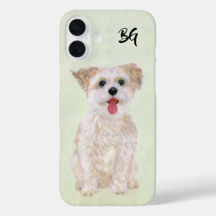 Morkie Hund Kaum Vorhanden iPhone 16 Plus Hülle