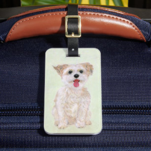 Morkie-Hundegepäcketikett Gepäckanhänger