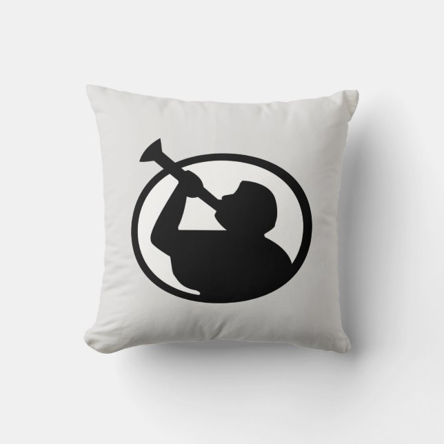 Mormon Angel Mormoni (Symbol des Mormonismus) Kissen (Vorderseite)
