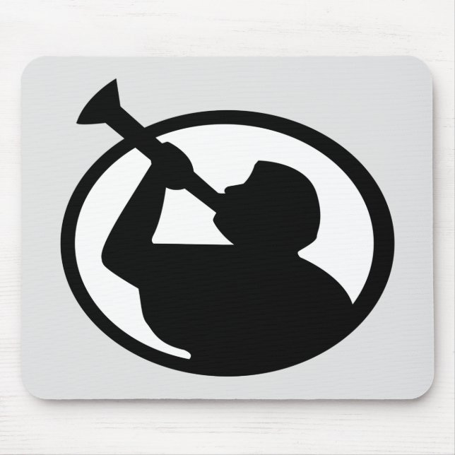 Mormon Angel Mormoni (Symbol des Mormonismus) Mousepad (Vorne)