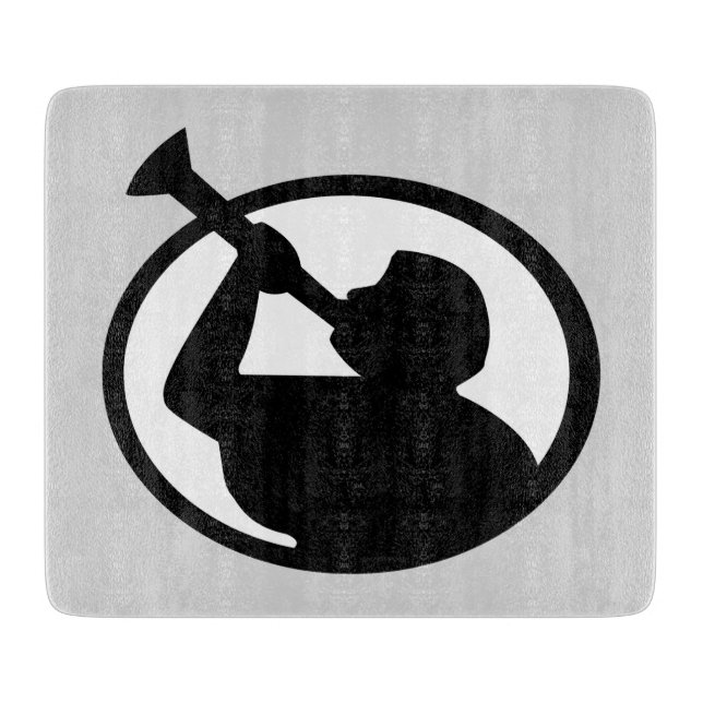 Mormon Angel Mormoni (Symbol des Mormonismus) Schneidebrett (Vorderseite)