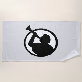 Mormon Angel Mormoni (Symbol des Mormonismus) Strandtuch