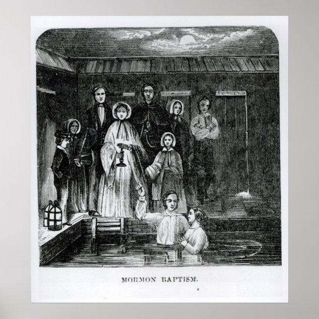 Mormon Baptisse Poster (Vorne)