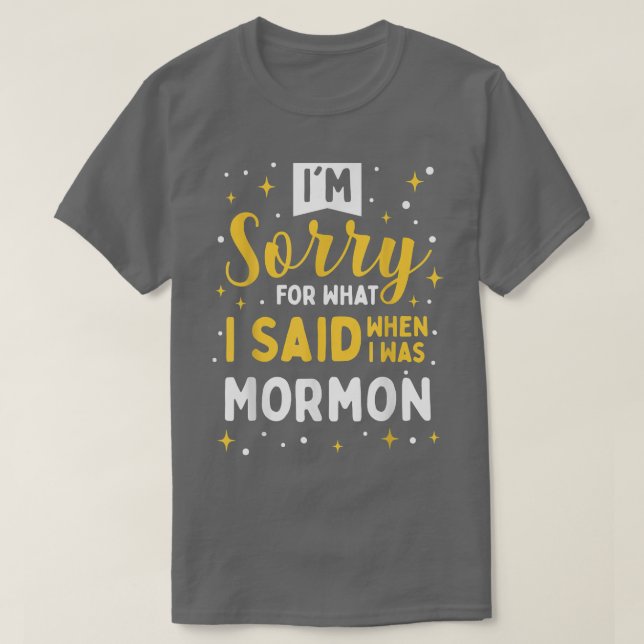Mormon LDS Missionar T-Shirt (Design vorne)
