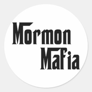 Mormon Mafia Runder Aufkleber