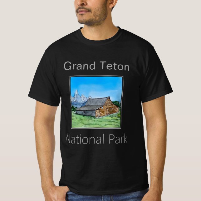 Mormon Row Barns, Grand Teton Nationalpark T-Shirt (Vorderseite)