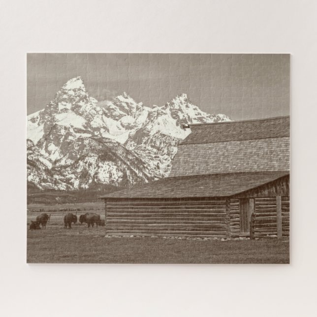 Mormon Row - Grand Tetons - 16x20 - 520 Stk. Puzzle (Horizontal)