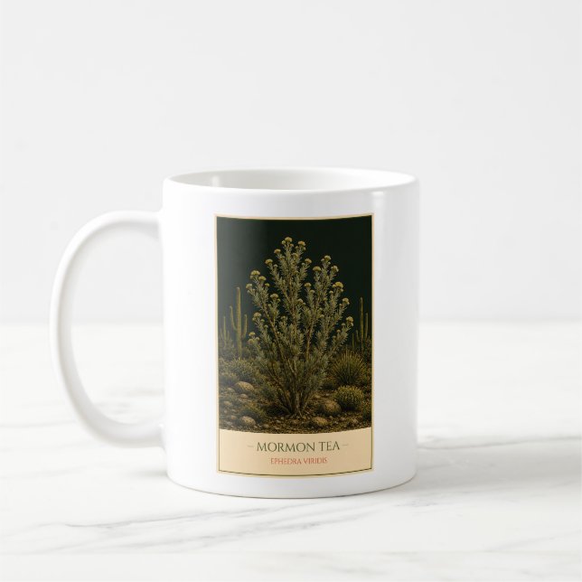Mormon Tea – Vintage Botanical Tasse (Links)