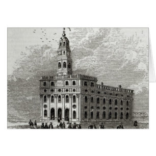 Mormon Temple at Salt Lake, 1854