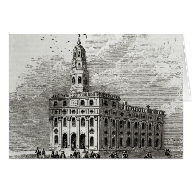 Mormon Temple at Salt Lake, 1854 (Vorderseite (Horizontal))