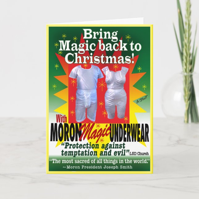 MORMON UNDERWEITE - KARTE (Vorderseite)