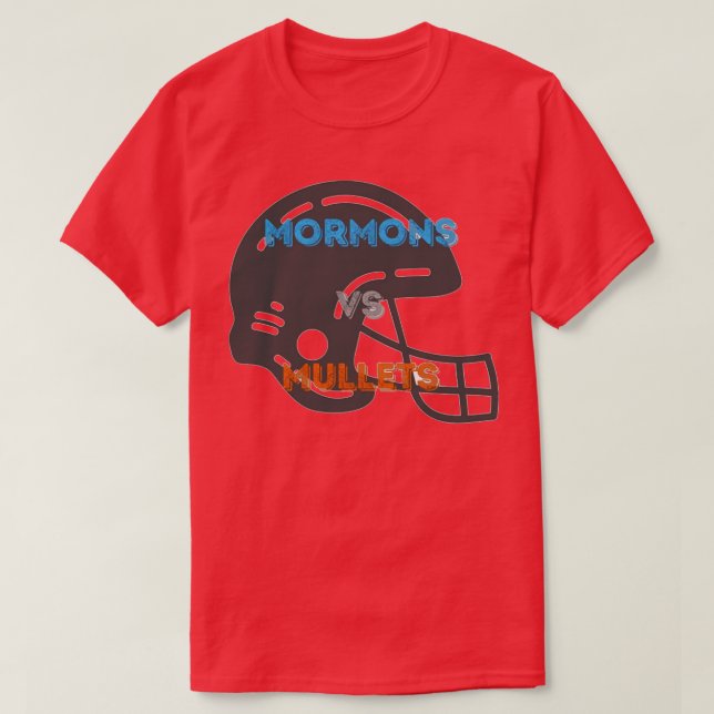 Mormonen vs. Mullets 1 T-Shirt (Design vorne)
